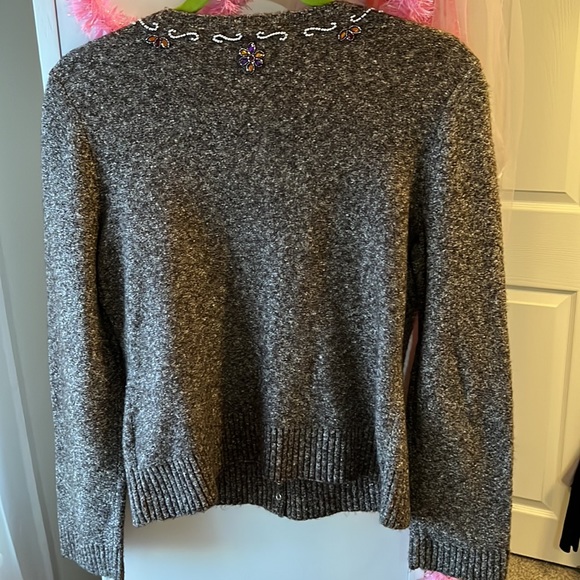 NWOT Sigrid Olson embellished cardigan Size S - Picture 6 of 7
